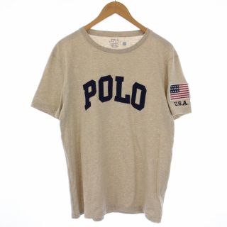 ポロラルフローレン(POLO RALPH LAUREN)のPOLO RALPH LAUREN Tシャツ カットソー 半袖 L ベージュ(Tシャツ/カットソー(半袖/袖なし))