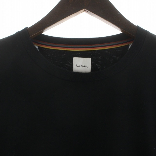 PAUL SMITH Tシャツ カットソー クルーネック 半袖 M 黒