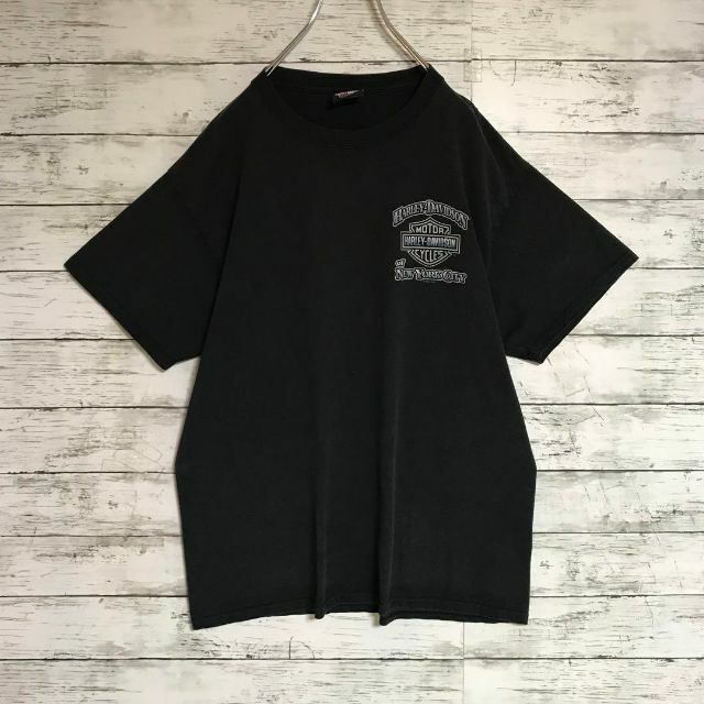 Harley Davidson(ハーレーダビッドソン)の【人気ブラック】ハーレーダビッドソン　ニューヨークシティTシャツ　F497 メンズのトップス(Tシャツ/カットソー(半袖/袖なし))の商品写真