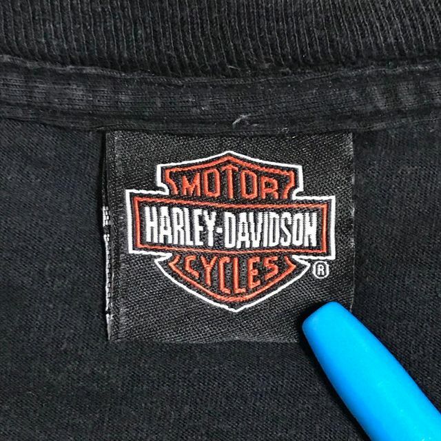 Harley Davidson(ハーレーダビッドソン)の【人気ブラック】ハーレーダビッドソン　ニューヨークシティTシャツ　F497 メンズのトップス(Tシャツ/カットソー(半袖/袖なし))の商品写真