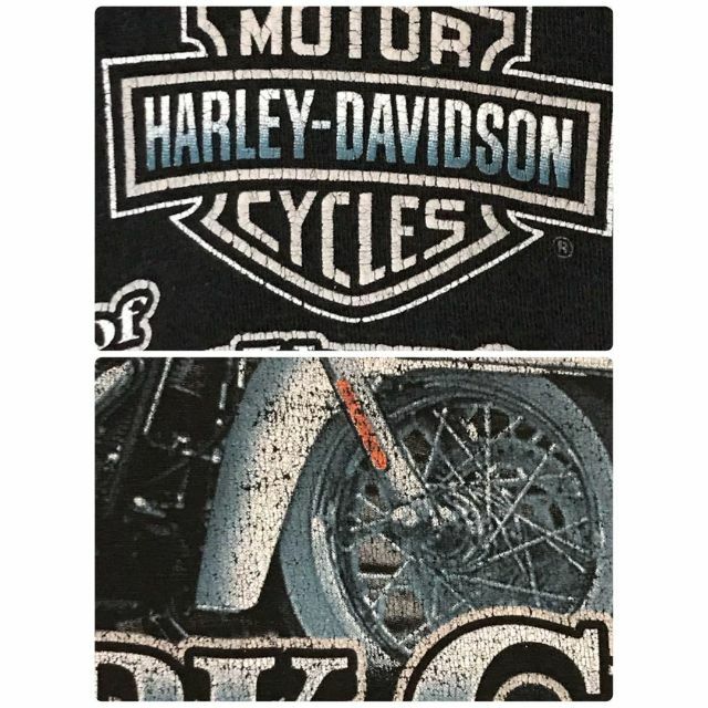 Harley Davidson(ハーレーダビッドソン)の【人気ブラック】ハーレーダビッドソン　ニューヨークシティTシャツ　F497 メンズのトップス(Tシャツ/カットソー(半袖/袖なし))の商品写真