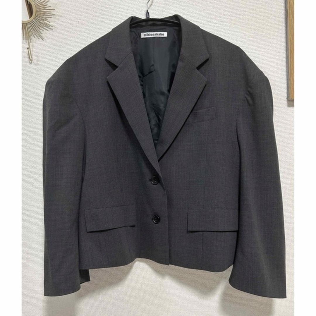 MIKIO SAKABE(ミキオサカベ)のow様専用　22ss ミキオサカベ　オーバーサイズジャケット レディースのジャケット/アウター(テーラードジャケット)の商品写真
