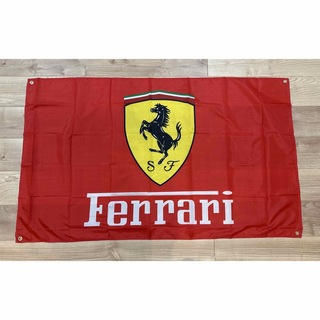 フェラーリ Ferrari PORSCHE フラッグ旗 ガレージ アメリカン看板(その他)
