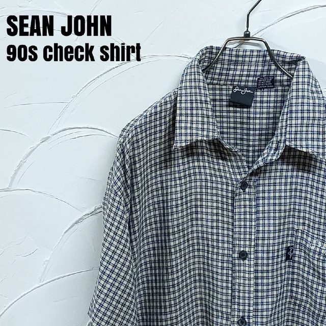 Sean John(ショーンジョン)のSEANJOHN/ショーンジョン オーバーサイズ 半袖 チェック シャツ メンズのトップス(シャツ)の商品写真