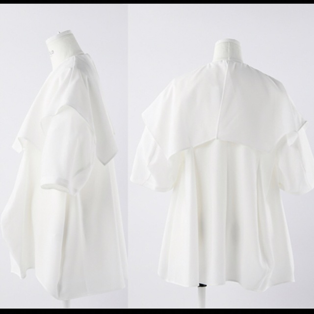 2023SS　新品タグ付【ENFOLD】CAPE-COLLAR PULLOVER 1