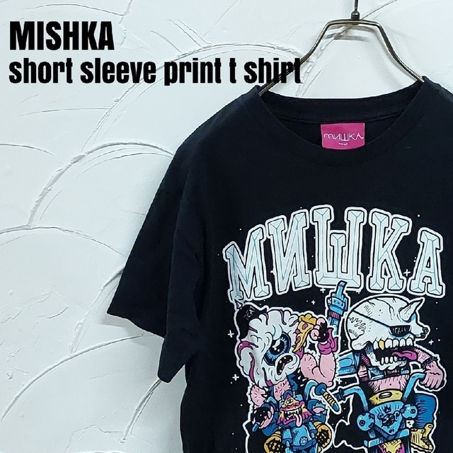 MISHKA(ミシカ)のMISHKA/ミシカ 半袖 プリント Tシャツ TEE メンズのトップス(Tシャツ/カットソー(半袖/袖なし))の商品写真