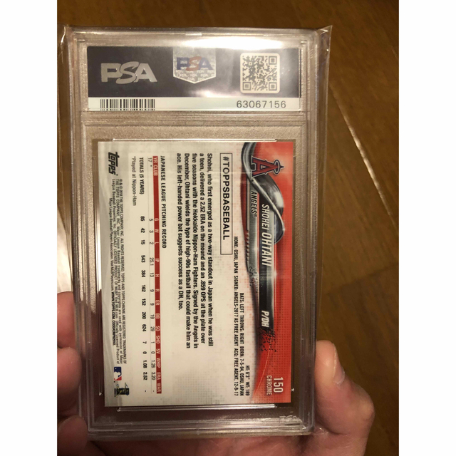 大谷翔平 Topps Chrome 2018