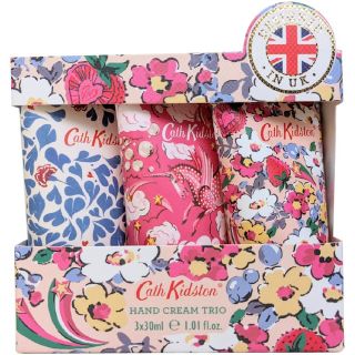 キャスキッドソン(Cath Kidston)のキャスキッドソン　ハンドクリームミニ30ml×3本セット　ゼラニウムサボンレモン(ハンドクリーム)