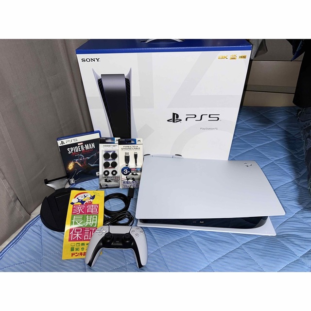 PlayStation - PS5 本体CFI-1200A01＋ゲームソフト＋付属品＋3年保証の