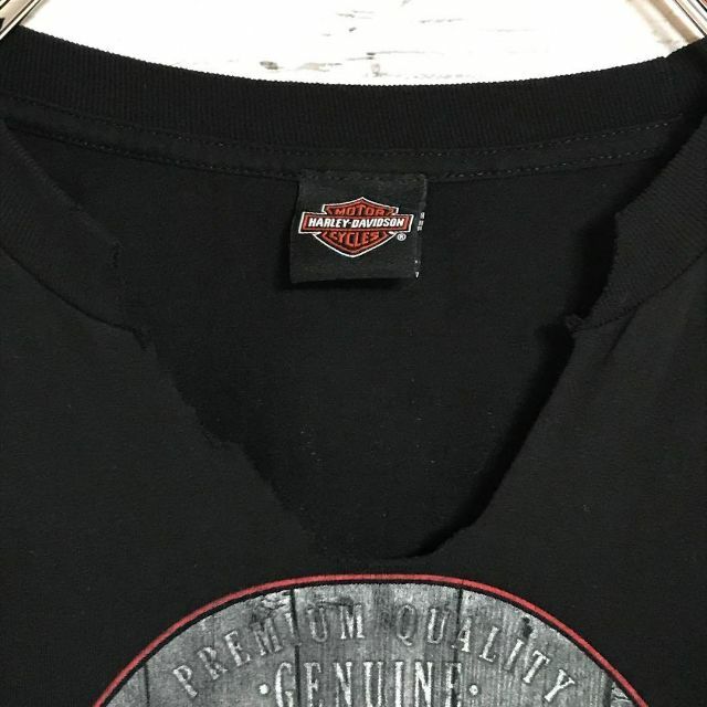 Harley Davidson(ハーレーダビッドソン)の【人気ブラック】ハーレーダビッドソン　背面デカロゴTシャツ　ゆるだぼ　F492 メンズのトップス(Tシャツ/カットソー(半袖/袖なし))の商品写真