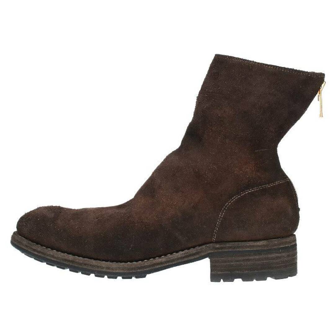 アンダーカバー ×グイディ GUIDI 986V-ORO スウェードバックジップ