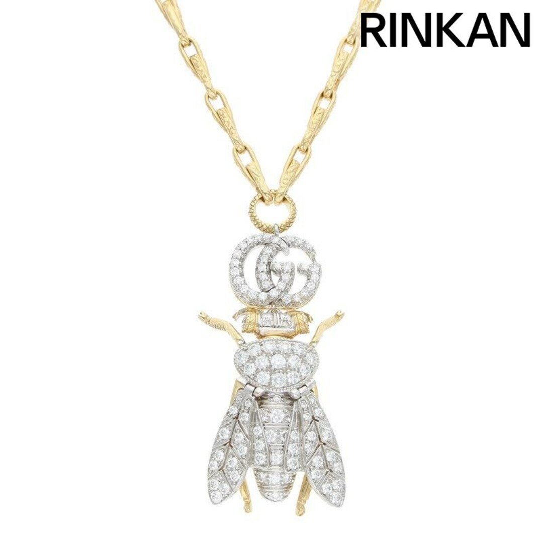 GUCCI - グッチ BEEモチーフK18YGダイヤネックレス メンズの通販 GUCCI - グッチ BEEモチーフK18YGダイヤネックレス メンズの通販