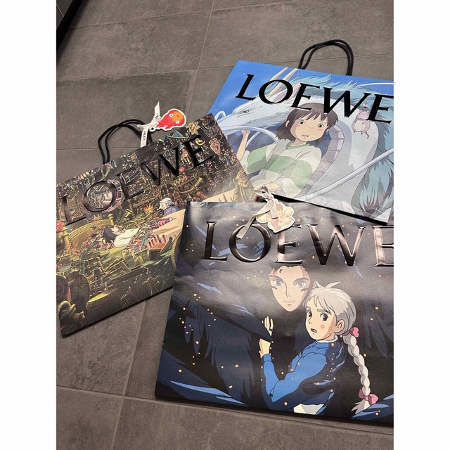 LOEWE ジブリ 千と千尋 ハウル コラボ ショッパー 特大