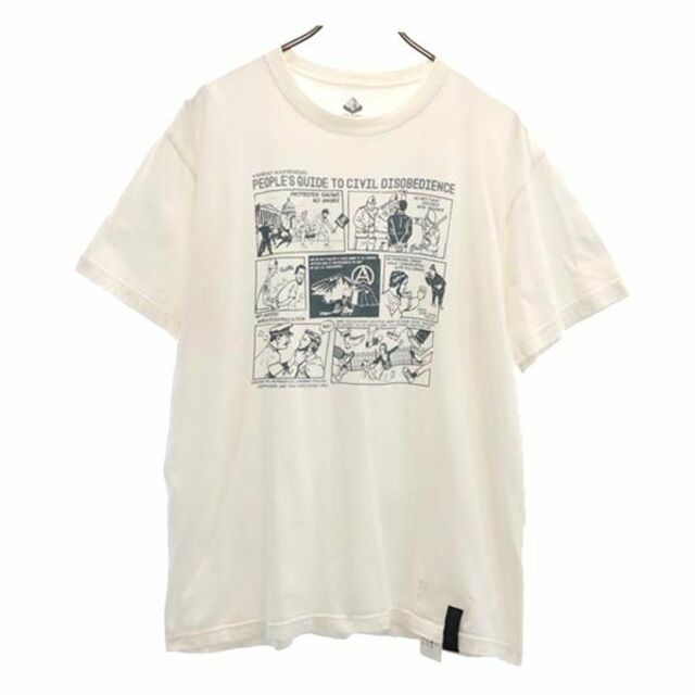 マウンテンリサーチ プリント 半袖 Tシャツ XL ホワイト MOUNTAIN RESEARCH メンズ   【230608】 メール便可