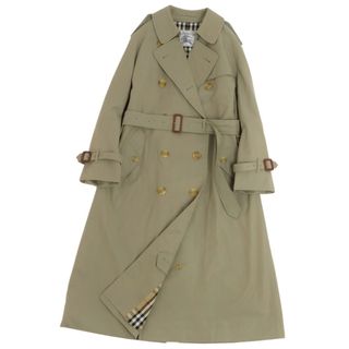 バーバリー(BURBERRY)の極美品 Vintage バーバリー Burberrys コート トレンチコート 裏チェック ベルト付き アウター レディース 9AR(M相当) カーキベージュ(トレンチコート)