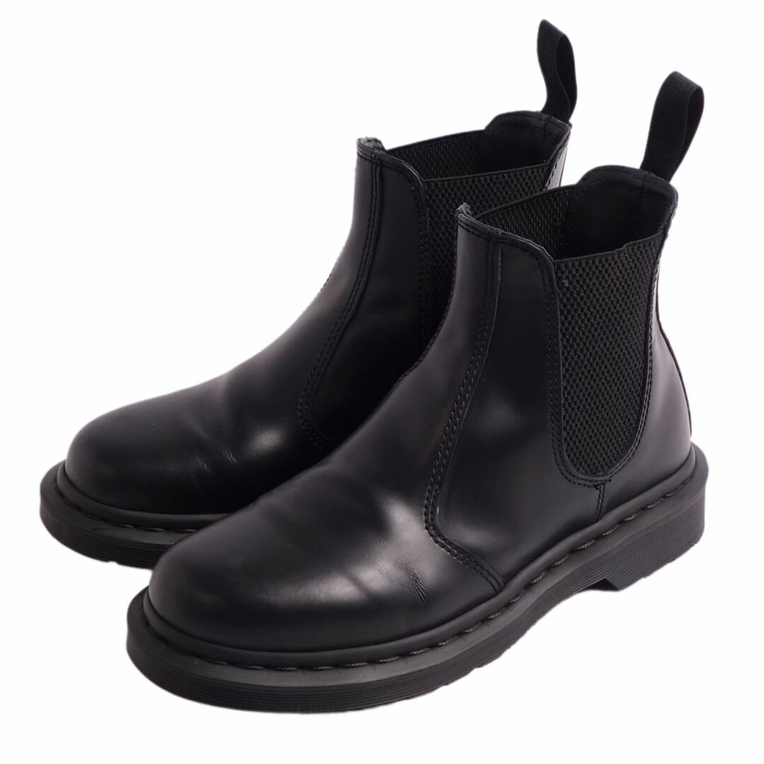 美品 ドクターマーチン Dr.Martens ブーツ チェルシーブーツ サイドゴアブーツ MONO 2976 スムースレザー シューズ メンズ UK5 US6 EU38(24cm相当) ブラック 1