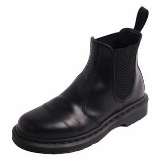 ドクターマーチン(Dr.Martens)の美品 ドクターマーチン Dr.Martens ブーツ チェルシーブーツ サイドゴアブーツ MONO 2976 スムースレザー シューズ メンズ UK5 US6 EU38(24cm相当) ブラック(ブーツ)