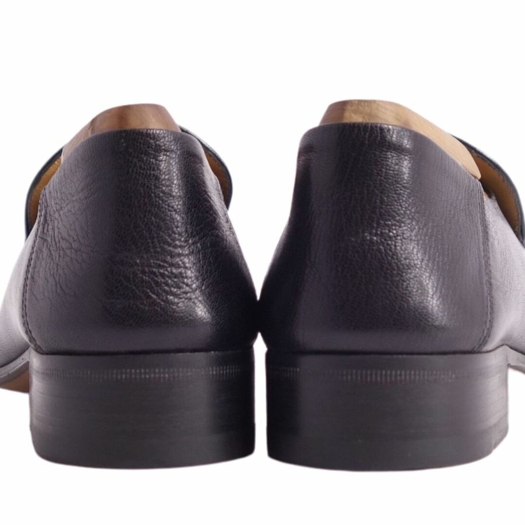 Gucci(グッチ)の美品 グッチ GUCCI ローファー エスパドリーユ スリッポン ホースビット カーフレザー シューズ 靴 メンズ 6(25cm相当) ブラック メンズの靴/シューズ(ドレス/ビジネス)の商品写真