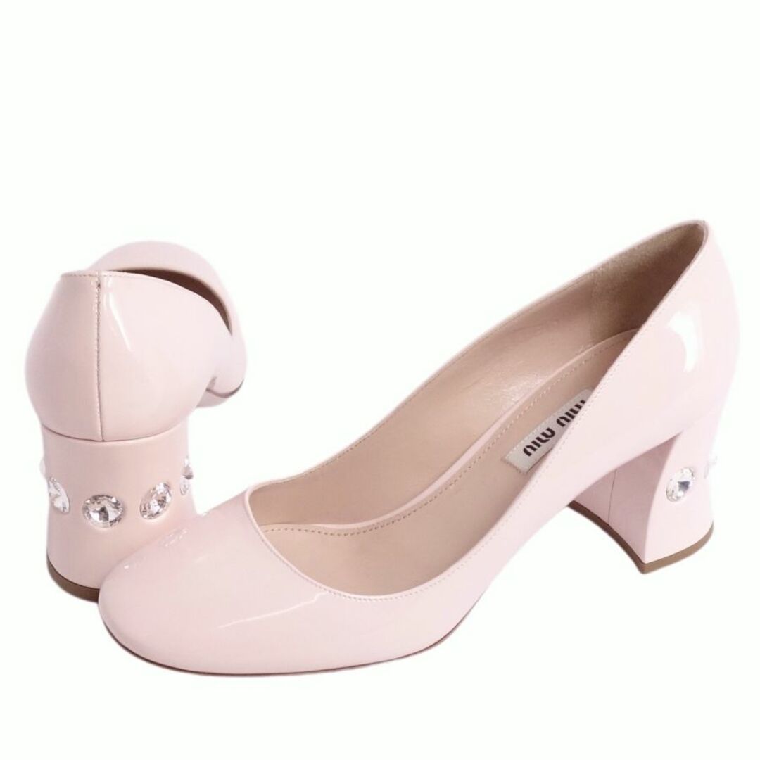 未使用 ミュウミュウ miumiu パンプス ビジュー パテントレザー ヒール シューズ 靴 レディース 37(24cm相当) ピンク | フリマアプリ ラクマ 未使用 ミュウミュウ miumiu パンプス ビジュー パテントレザー ヒール シューズ 靴 レディース 37(24cm相当) ピンク | フリマアプリ ラクマ