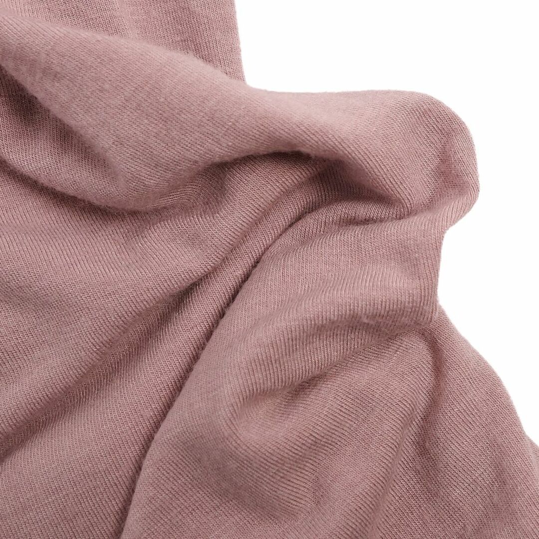 美品 ミッソーニ MISSONI シャツ カットソー ロングスリーブ ニット切り替え トップス レディース イタリア製 44(XL相当) ピンク レディースのトップス(Tシャツ(半袖/袖なし))の商品写真