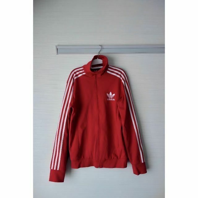 adidas originals 赤白 EUROPA TT Sサイズ - ジャージ