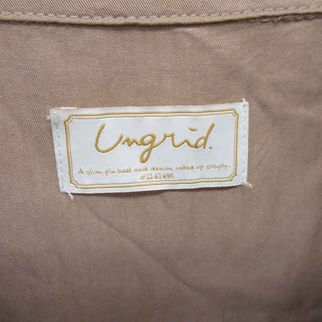 Ungrid(アングリッド)のアングリッド スプリング トレンチ コート アウター S ベージュ 茶 レディースのジャケット/アウター(スプリングコート)の商品写真