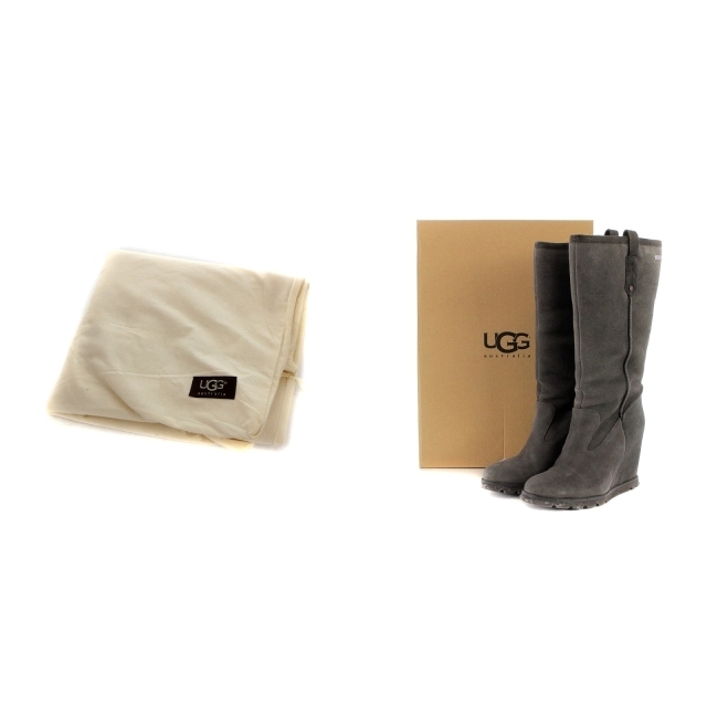 【正規品】 UGG ロングムートンブーツ グレー