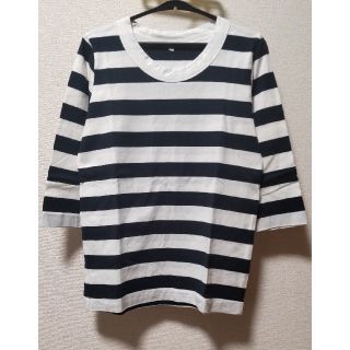 ベルメゾン(ベルメゾン)の千趣会 ベルメゾン ボーダーカットソー Tシャツ ①ネイビー(Tシャツ(長袖/七分))