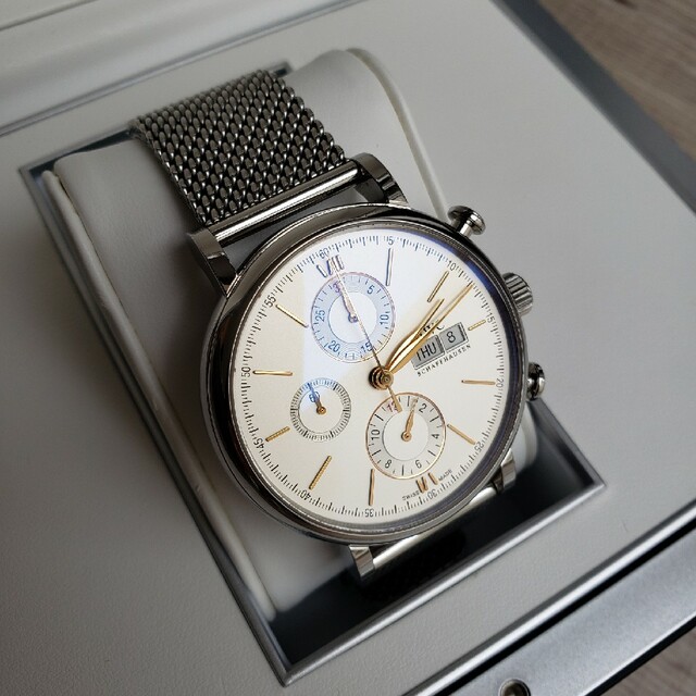 IWC ポートフィノクロノグラフ IW391022 ミラネーゼブレスレット