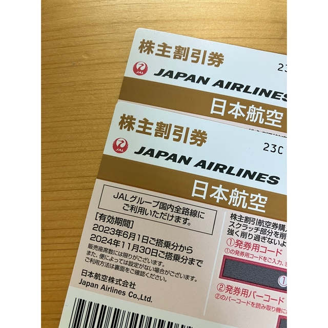 JAL 株主優待　2枚セット