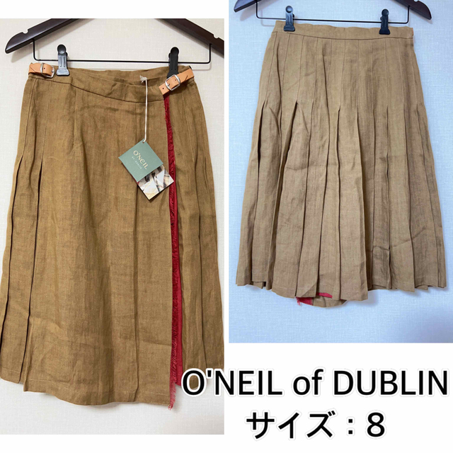 新品❤️O'NEIL of DUBLIN バックプリーツスカート