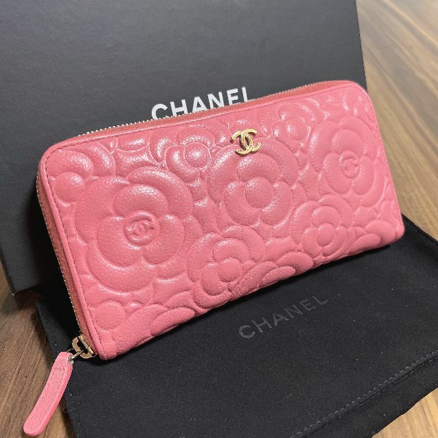 極美品✨シャネル♥キャビアスキン♥長財布♥29番台✨-