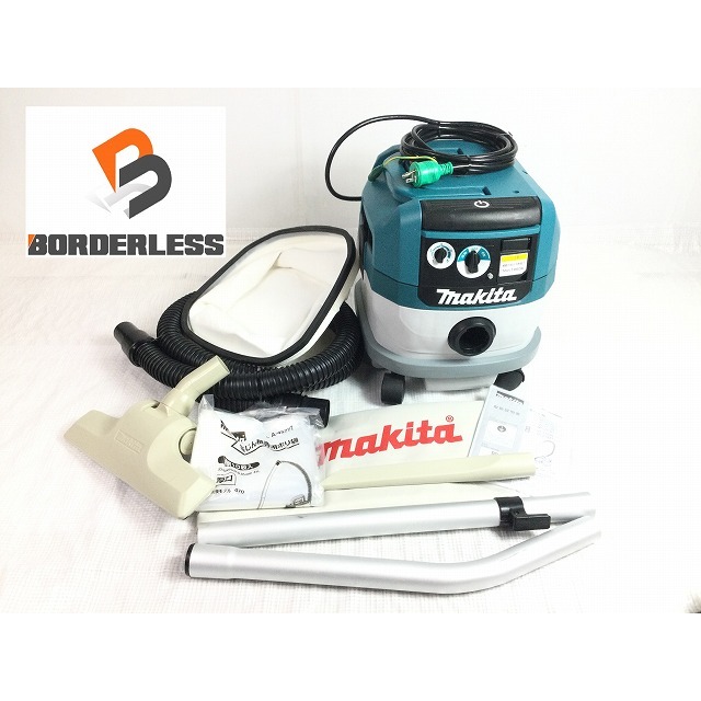 ☆比較的綺麗です☆makita マキタ 100V 乾湿両用 集じん機 VC0820 ホース＋付属品付 集塵容量8L 吸水量6L 業務用 集塵機 掃除機 72924バイク