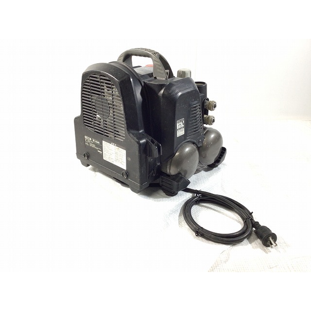 ☆中古品☆HITACHI 日立工機 高圧/常圧 エアコンプレッサ EC1245H さわモデル 8L/8リットル エアーコンプレッサー 71230