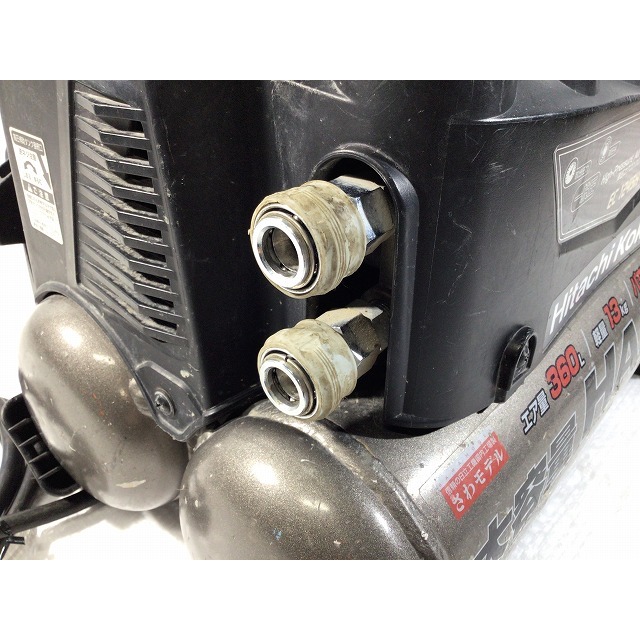 ☆中古品☆HITACHI 日立工機 高圧/常圧 エアコンプレッサ EC1245H さわモデル 8L/8リットル エアーコンプレッサー 71230 ☆中古品☆HITACHI 日立工機 高圧/常圧 エアコンプレッサ EC1245H さわモデル 8L/8リットル エアーコンプレッサー 71230