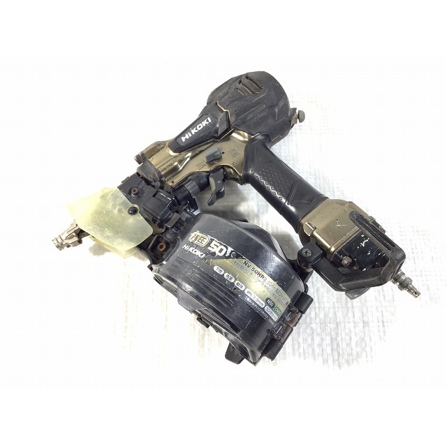 ☆品☆HiKOKI ハイコーキ 高圧 ロール釘打機 NV50HR2(S) パワー切替