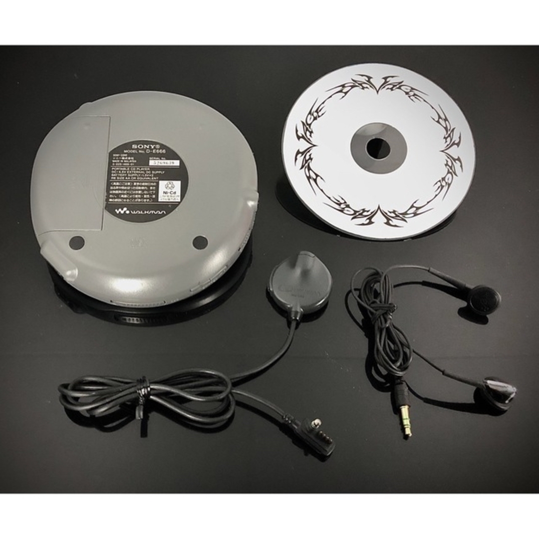 SONY - SONY CDプレイヤー、D-E666 (整備済み、完動美品)の通販 SONY - SONY CDプレイヤー、D-E666 (整備済み、完動美品)の通販