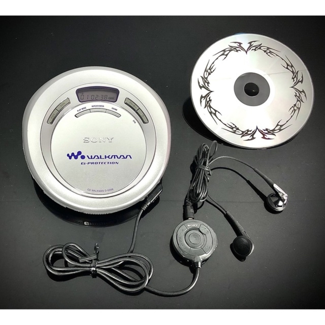 SONY - SONY CDプレイヤー、D-E666 (整備済み、完動美品)の通販 SONY - SONY CDプレイヤー、D-E666 (整備済み、完動美品)の通販
