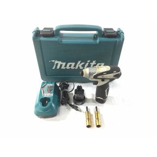 ☆品☆makita マキタ 10.8V 充電式インパクトドライバ TD090D バッテリー2個(10.8V 1.3Ah) 充電器付き 電動工具 締め付け 73008