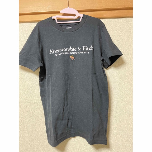 Abercrombie&Fitch(アバクロンビーアンドフィッチ)の⭐️新品アバクロ　ブラックTシャツ　XS⭐️ メンズのトップス(Tシャツ/カットソー(半袖/袖なし))の商品写真