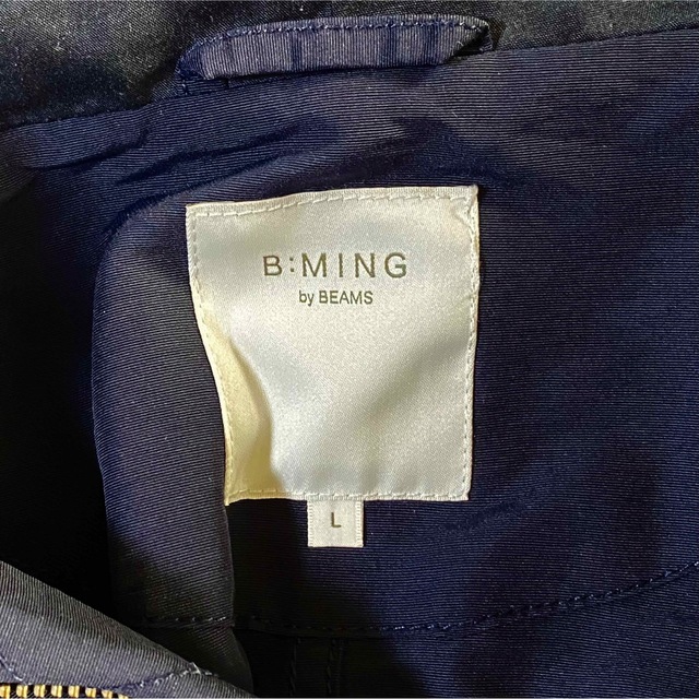 BEAMS(ビームス)のビーミングバイビームス　BEAMS  マウンテンパーカー　L 紺　ナイロン メンズのジャケット/アウター(マウンテンパーカー)の商品写真