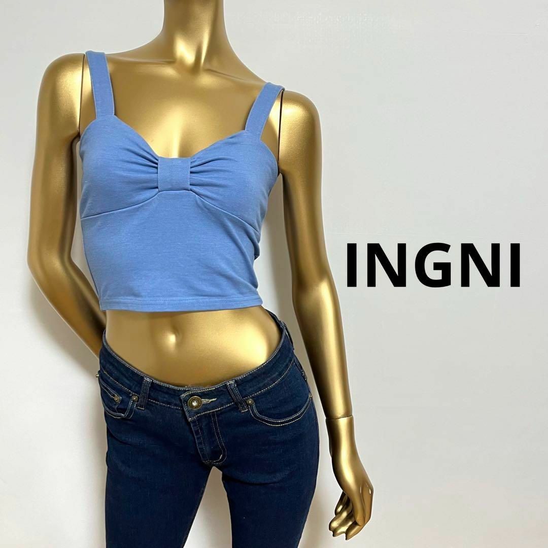 INGNI(イング)の【2617】INGNI リボン ピスチェ レディースのトップス(カットソー(半袖/袖なし))の商品写真