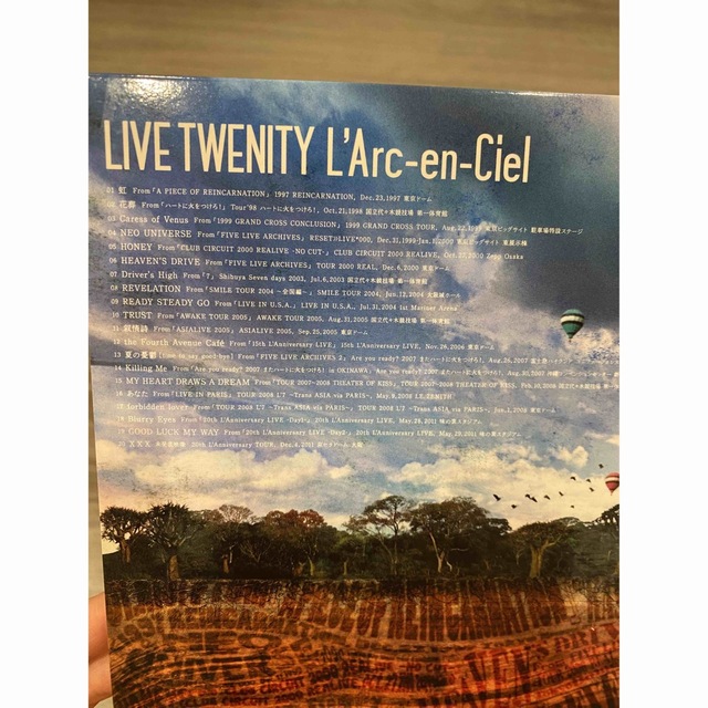 L'Arc〜en〜Ciel LIVE　TWENITY DVD エンタメ/ホビーのDVD/ブルーレイ(ミュージック)の商品写真