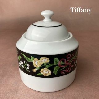 ティファニー(Tiffany & Co.)の【未使用】【希少】Tiffany ティファニー シュガーポット 花柄(食器)