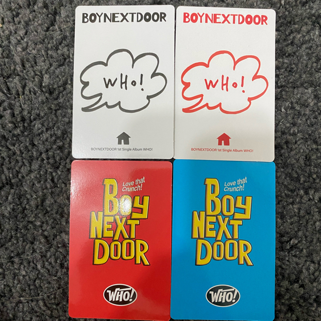 BOYNEXTDOOR WHO!  テサン　4枚セット　アルバムトレカ