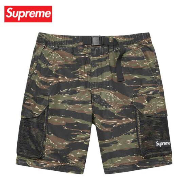 ご質問等あればコメントくださいSupreme Mesh Pocket Belted Cargo Pant