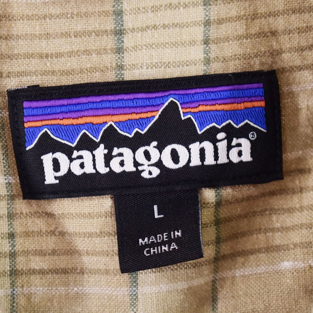 patagonia(パタゴニア)の古着 パタゴニア Patagonia 半袖 チェックシャツ メンズXL /eaa342471 メンズのトップス(シャツ)の商品写真