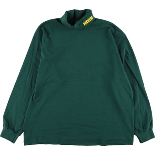 古着 90年代 Riddell タートルネック ロングTシャツ ロンT USA製 メンズXL ヴィンテージ /eaa342432(Tシャツ/カットソー(半袖/袖なし))