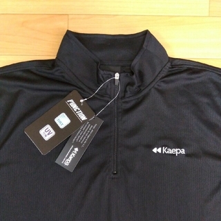 ケイパ(Kaepa)のM　ケイパ　新品　半袖ポロシャツ　メンズ　ゴルフウェア　ブラック(ウエア)