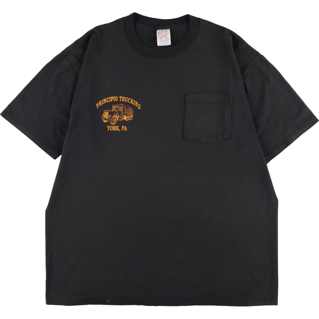 90年代 ジャージーズ Jerzees ポケットTシャツ USA製 メンズXL ヴィンテージ /eaa342521
